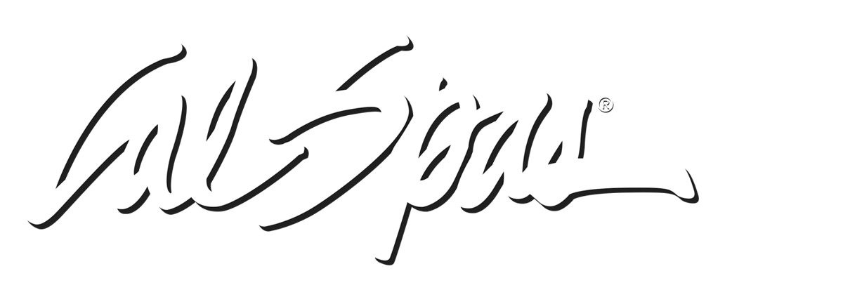 Calspas White logo hot tubs spas for sale Flint